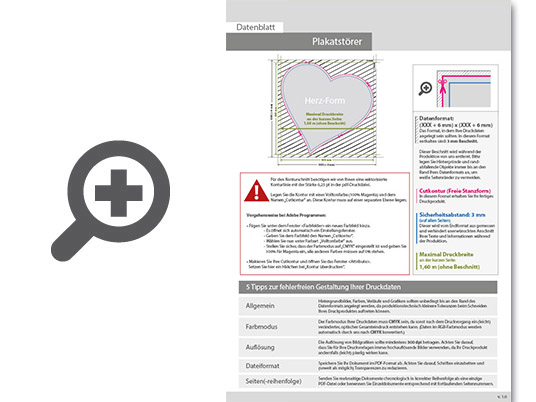 Product Bild hochwertiger_plakatst__rer_4_0-farbig_bedruckt_in_herz-form