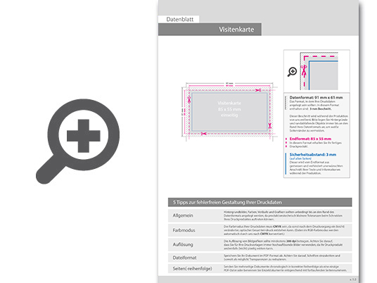 Product Bild visitenkarten_quer_5_0_farbig_85_x_55_mm_mit_beidseitig_vollfl__chiger_uv-lackierung___einseitig_bedruckt_(cmyk_4-farbig_+_1_hks-sonderfarbe)